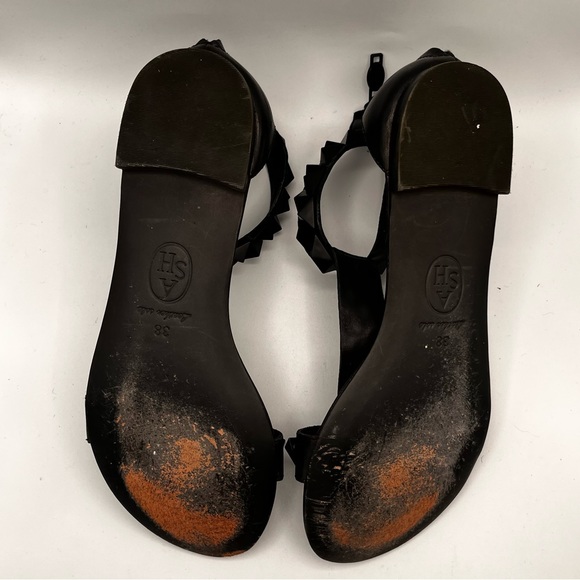 ASH BLACK LEATHER SANDALS - Picture 10 of 13